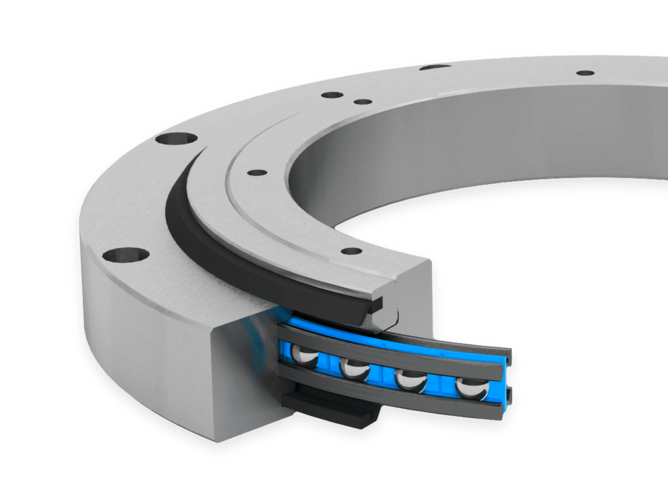 Wälzlager als Drehverbindung Typ LVA